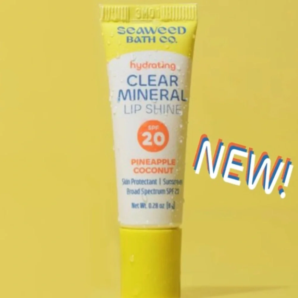 PINEAPPLE COCONUT Hydrating Clear Mineral Lip Shine SPF 20 NWT